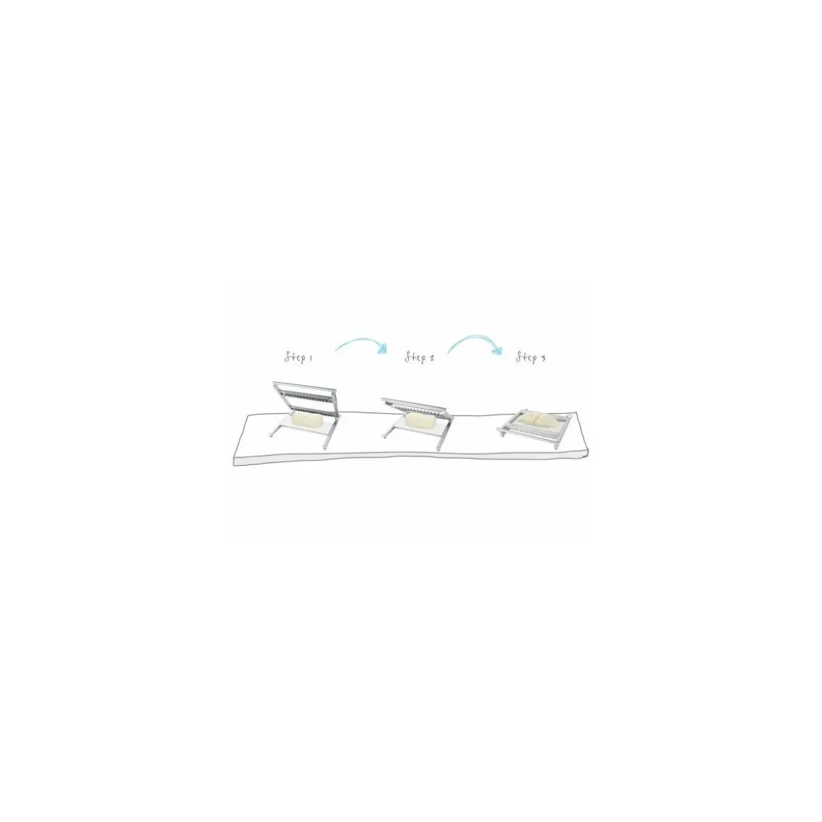 Coupe mozzarella professionnel