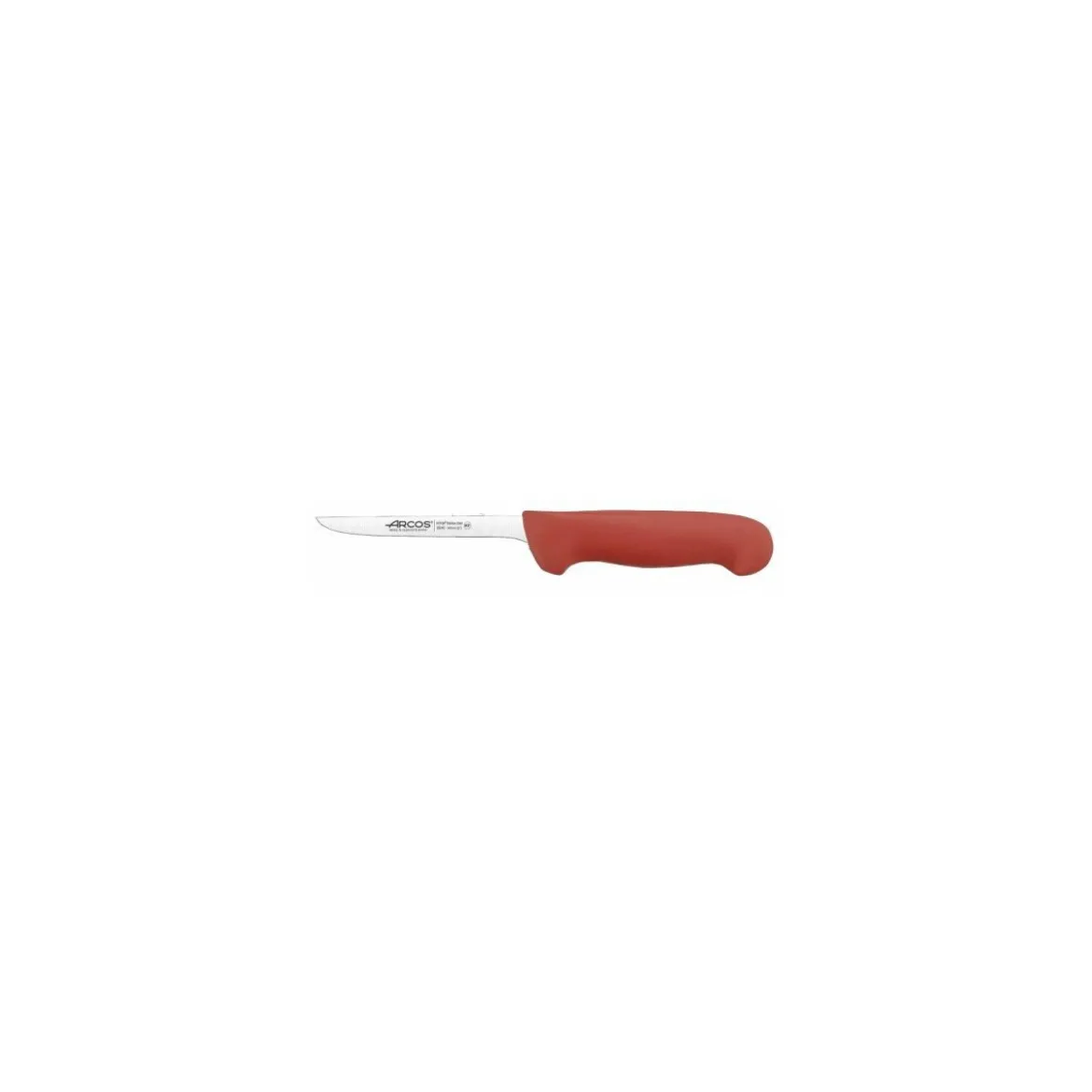 Couteau désosseur lame usée gamme 2900 rouge Arcos 14 cm