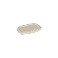 Couvercle bagasse pour barquettes bagasse 850 ml et 1000 ml - par 125