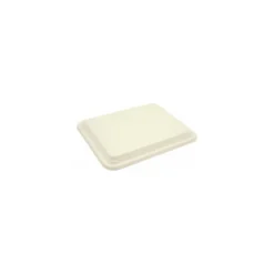 Couvercle bagasse pour plateau repas 29,5 x 24 cm- par 50