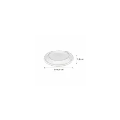 Couvercle Bowlipack PP transparent 100 et 130 cl - par 20