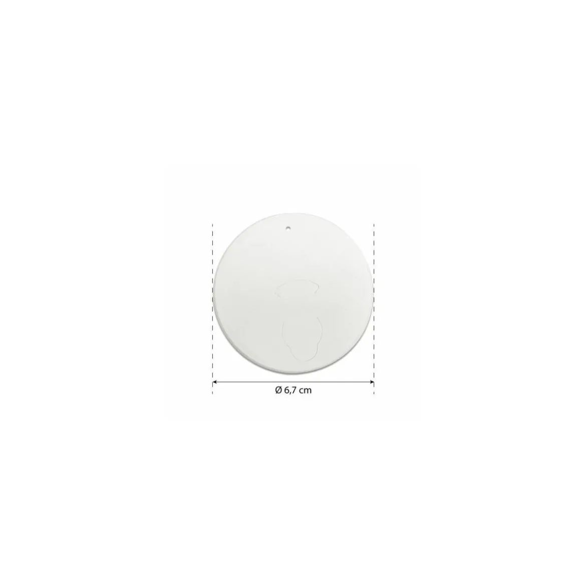 Couvercle carton blanc pour gobelets carton 100 ml - par 50
