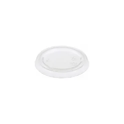 Couvercle PLA pour pot à sauce bagasse 3 cl et 6 cl - par 5