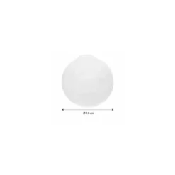 Couvercle plastique transparent pour boîte ronde plastique noire 1150 ml - par 200
