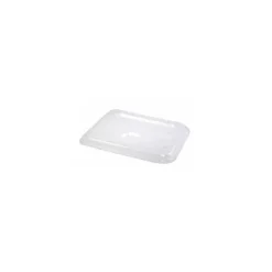Couvercle polypropylène pour plateau 5 compartiments inox - par 12