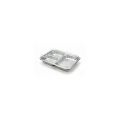 Couvercle polypropylène pour plateau 5 compartiments inox - par 12