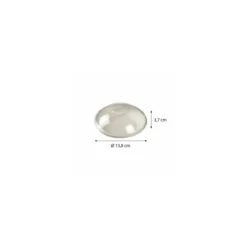 Couvercle RPET pour mini assiette bagasse ø 130 mm - par 100