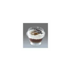 Couvercle transparent pour coupe à dessert 200 ml - par 50