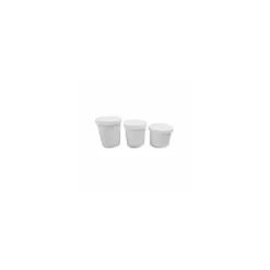 Couvercle ventilé en carton blanc pour pot en carton blanc 350 ml - par 25