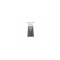 Douille à bûche plate 6 dents inox 1,6 x 0,2 cm