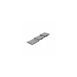 Escalier de présentation 3 niveaux HPL gris 24 x 84 x 10 cm