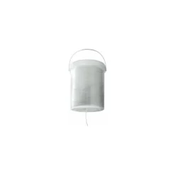 Ficelle de boucher blanche avec seau plastique à dévidage central - par 1 kg