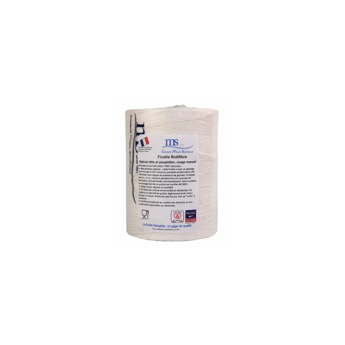 Ficelle de cuisson Rotifibre viscose 2TE blanc - par 1kg