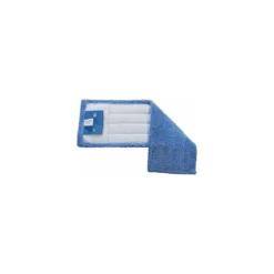 Frange plate microfibre bleue 40 x 13 cm