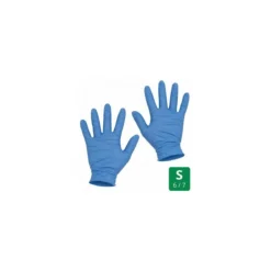 Gant nitrile bleu S - par 100