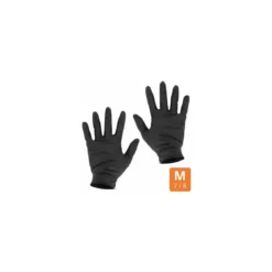 Gant nitrile noir M - par 200