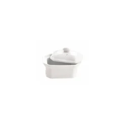 Gite rectangulaire porcelaine 26 cl - par 6