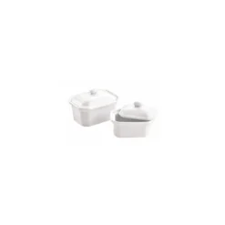 Gite rectangulaire porcelaine 26 cl - par 6
