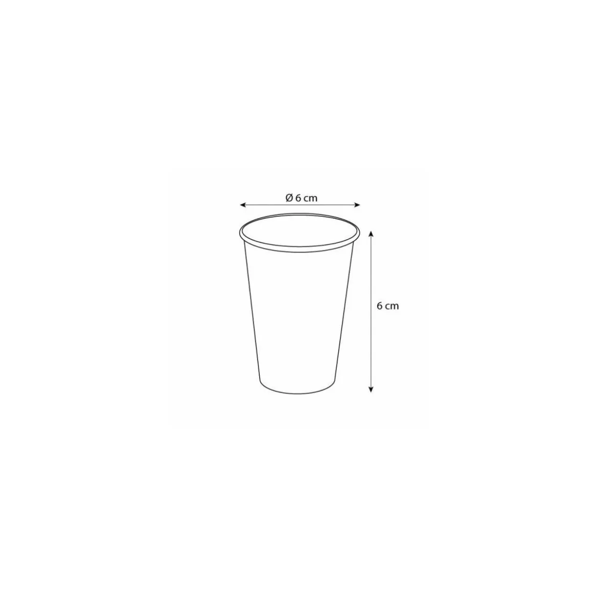 Gobelet à café en carton 100 ml - par 100