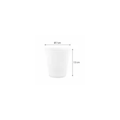 Gobelet réutilisable PP blanc 18 cl - par 20