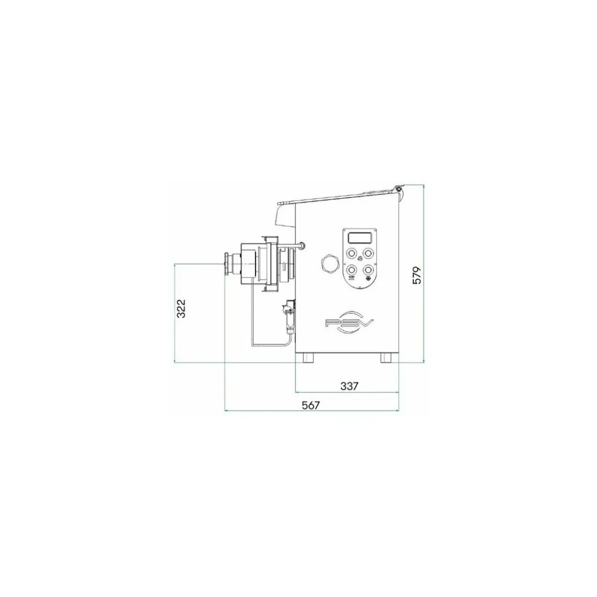 Hachoir réfrigéré DRC CR82 Multi monophasé