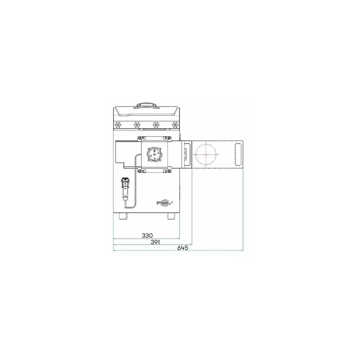 Hachoir réfrigéré DRC CR82 Multi monophasé