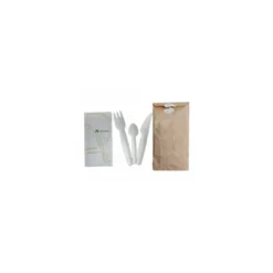 Kit de couvert en papier 4 en 1 - par 250