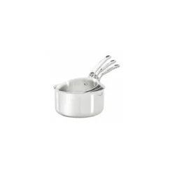 Lot de 3 casseroles affinity inox ø 16, 18 et 20 cm