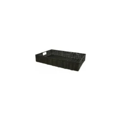 Manne carita noire PP 60 x 40 x 10 cm