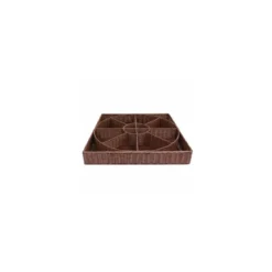 Manne rueda 16 cases chocolat 80 x 80 x 12 cm