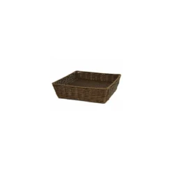 Manne squarre chocolat 25 x 25 x 7,5 cm
