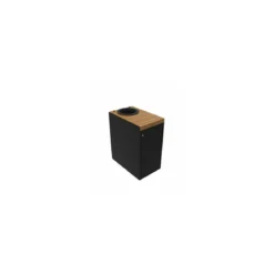 Meuble de tri alitri gris/marron 65 L