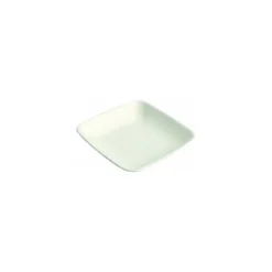 Mini assiette carrée bagasse 6,6 x 6,6 cm - par 50