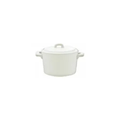 Mini cocotte porcelaine blanc ø 10 cm - par 12