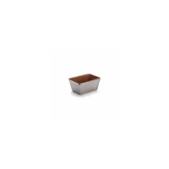 Moule à cake inox perforé fond amovible 15 x 10,3 cm