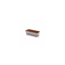 Moule à cake perforé fond amovible inox 26 x 10,3 x 7,2 cm