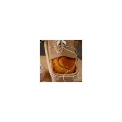 Moule de cuisson rectangulaire papier 17,6 x 7,6 x 5 cm - par 25