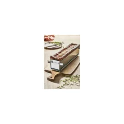 Moule perforé pliant Geoforme inox 48 x 9 x 8,5 cm