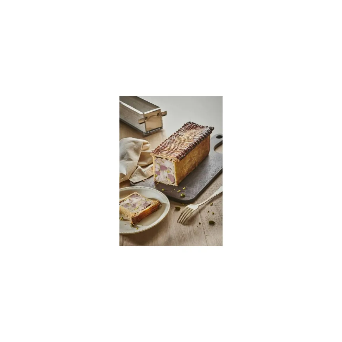 Moule perforé pliant Geoforme inox 35 x 7 x 7,5 cm