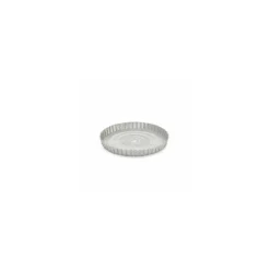 Moule à tarte inox perforé et feuille de cuisson Ø 24 cm