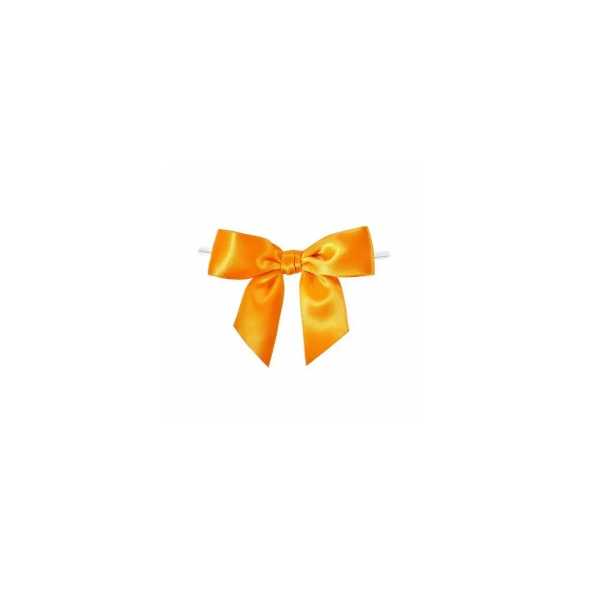 Noeud satin orange - par 100
