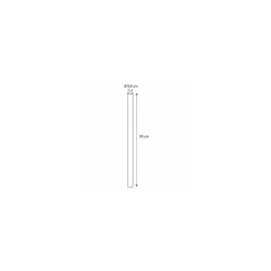 Paille carton 20 cm emballée individuellement - par 500