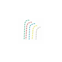 Paille papier flexible assortie Ø 0,6 x 23 cm - par 250