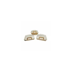 Panier chaud kraft brun 750 ml avec couvercle - par 150