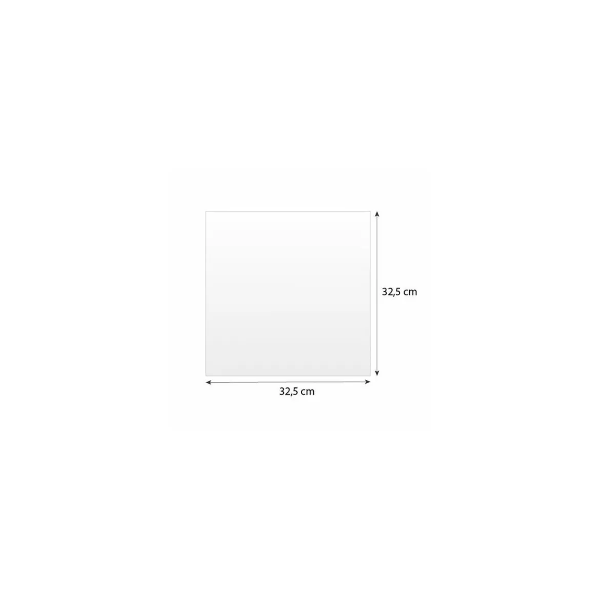 Papier paraffiné 1 face "Origine France" 50 g/m² feuilles 32,5 cm x 32,5 cm - par 10 kg