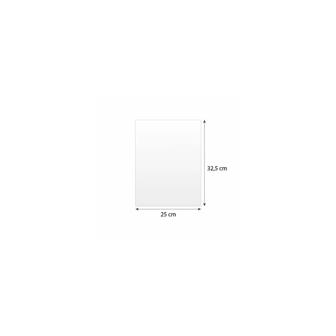 Papier paraffiné 1 face "Origine France" 50 g/m² feuilles 32,5 x 25 cm - par 10 kg