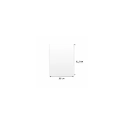 Papier thermoscellable blanc 60 g/m² feuilles 32,5 x 25 cm - par 10 kg