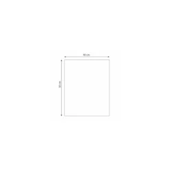 Papier thermoscellable noir 60 g/m² feuilles 50 x 40 cm - par 10 kg