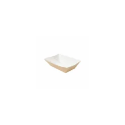 Petite barquette kraft brun sans couvercle 240 ml - par 200