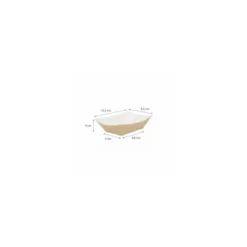 Petite barquette kraft brun sans couvercle 240 ml - par 200